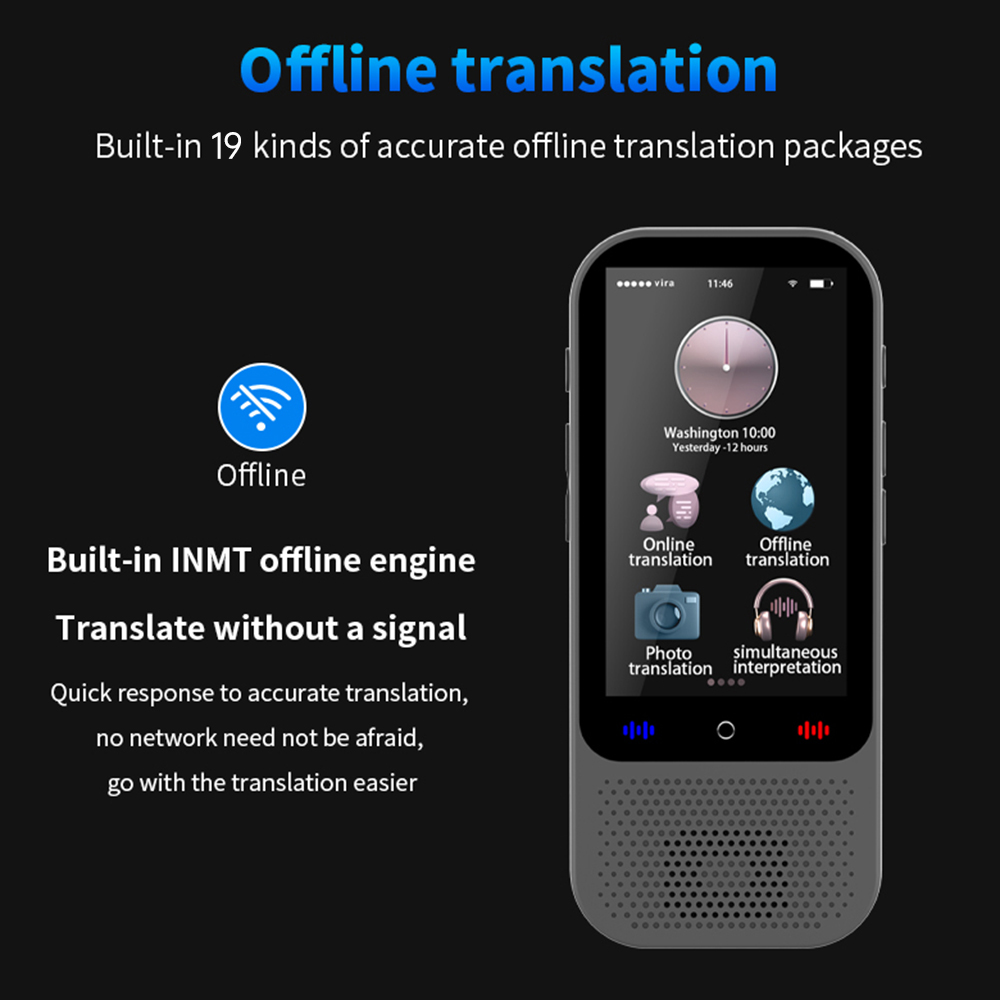 Draagbaar vertaalapparaat met  - Portable Translator Device recensie en prijs